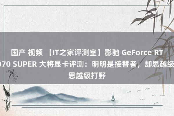 国产 视频 【IT之家评测室】影驰 GeForce RTX 4070 SUPER 大将显卡评测：明明是接替者，却思越级打野